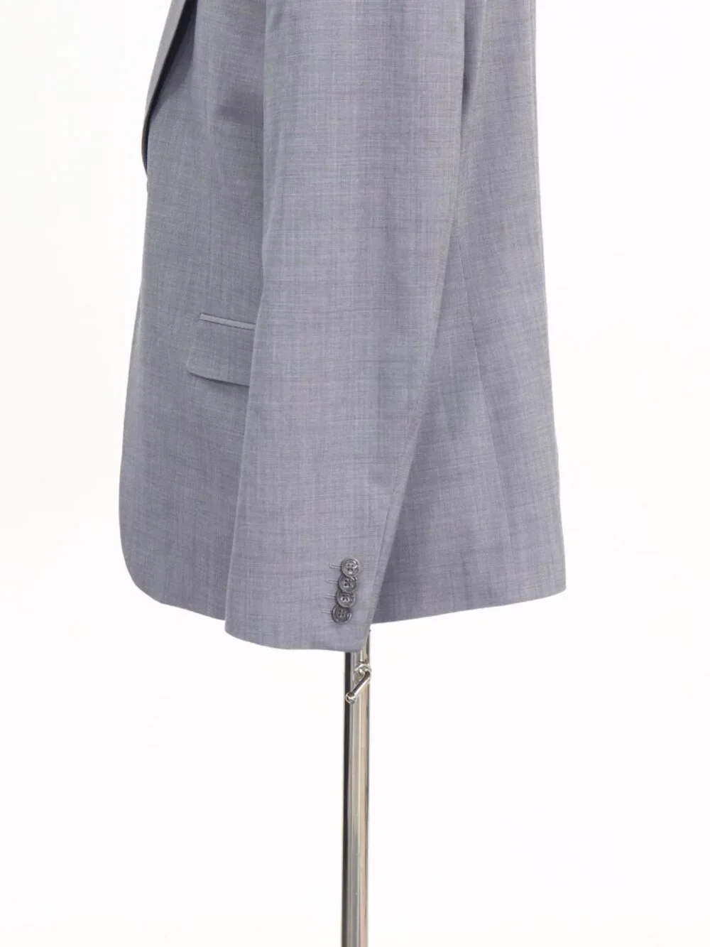 Express 48R Gray Blazer Sport Coat Jacket 2-Button Solid W865